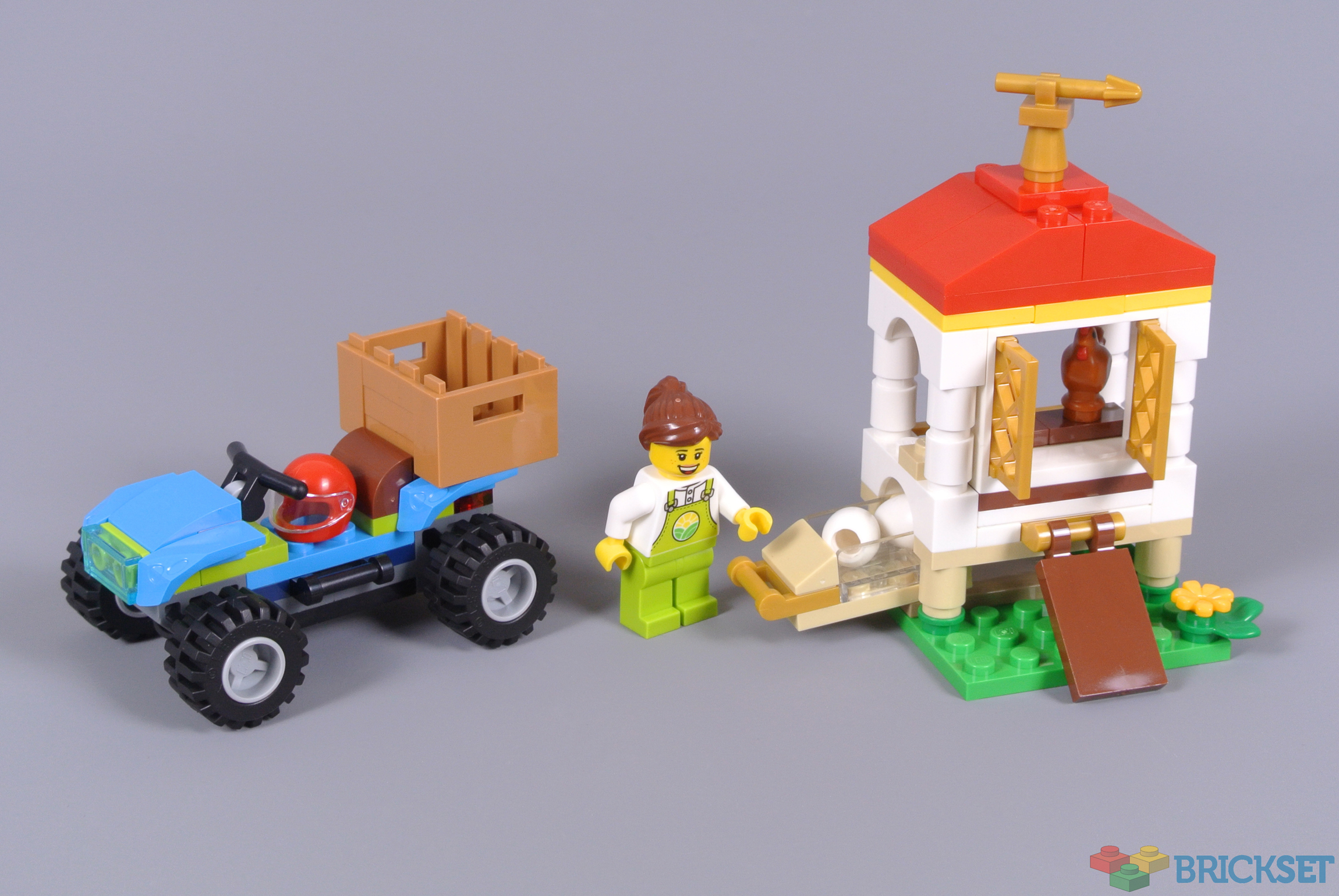 LEGO 60344 Chicken Henhouse Review Brickset   77358 Hen 1 